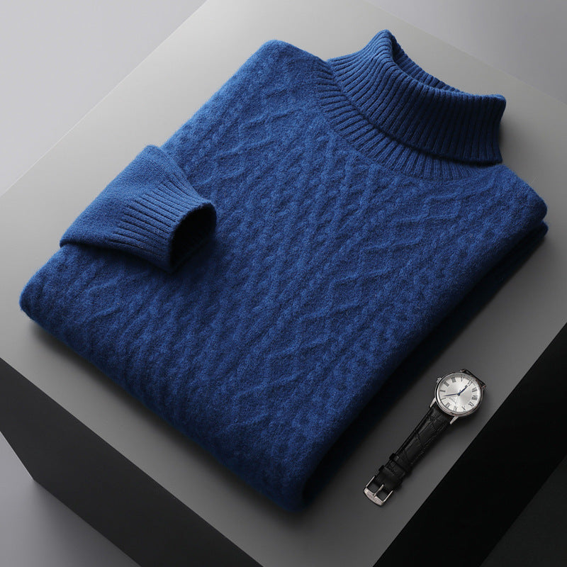 Premium Merino Turtleneck Sweater.