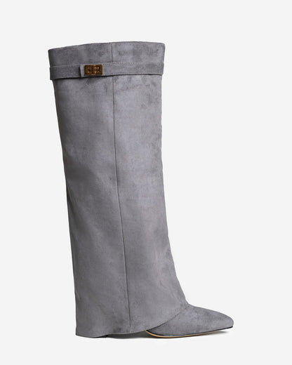 Lavista Suede knee high boots - Grey