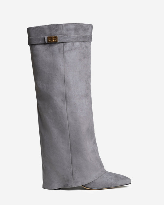 Lavista Suede knee high boots - Grey