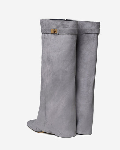 Lavista Suede knee high boots - Grey