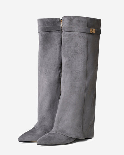 Lavista Suede knee high boots - Grey