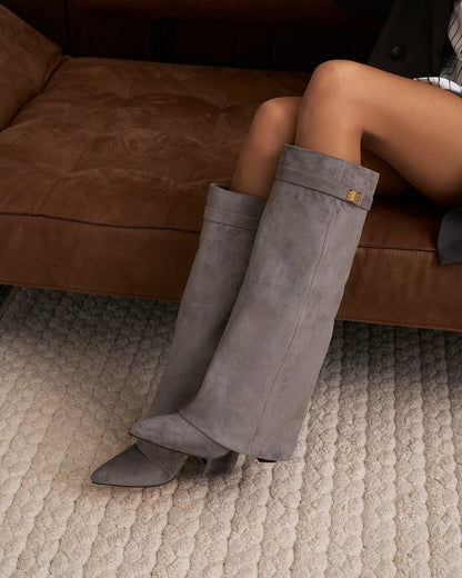 Lavista Suede knee high boots - Grey