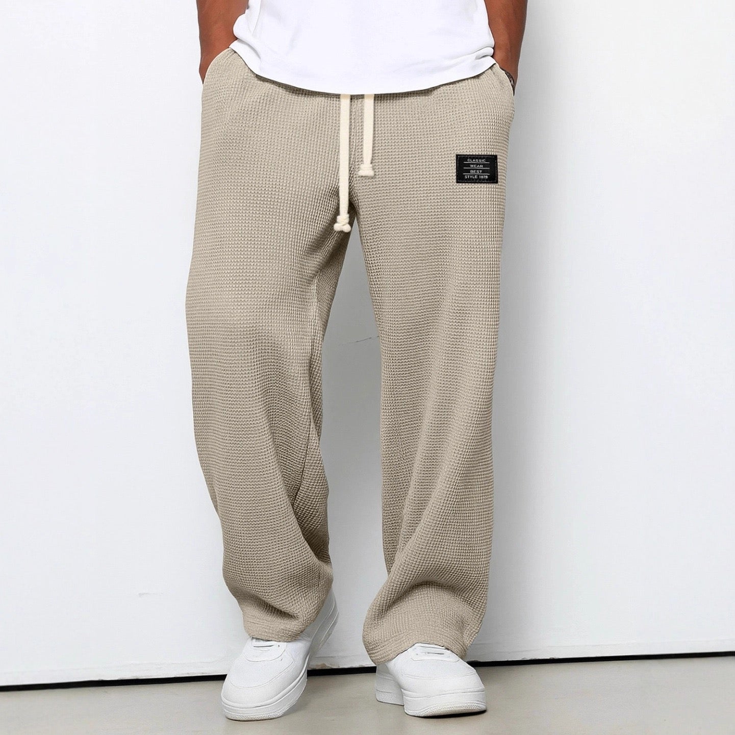 Nico | Men’s Comfortable Wide-Leg Pants with Adjustable Waist