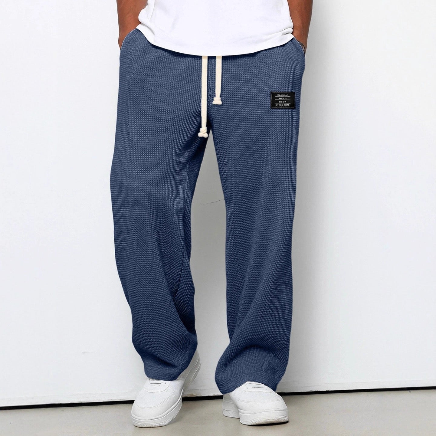Nico | Men’s Comfortable Wide-Leg Pants with Adjustable Waist