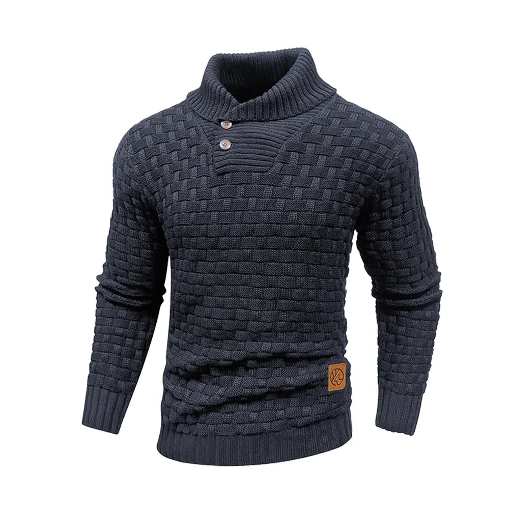 Men’s Luxury Knit Crew-Neck Sweater