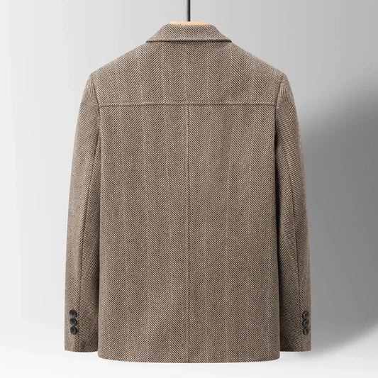Savile™ Herringbone Wool Coat