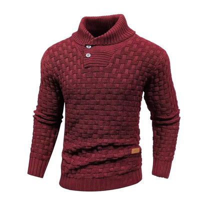 Men’s Luxury Knit Crew-Neck Sweater
