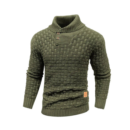 Men’s Luxury Knit Crew-Neck Sweater