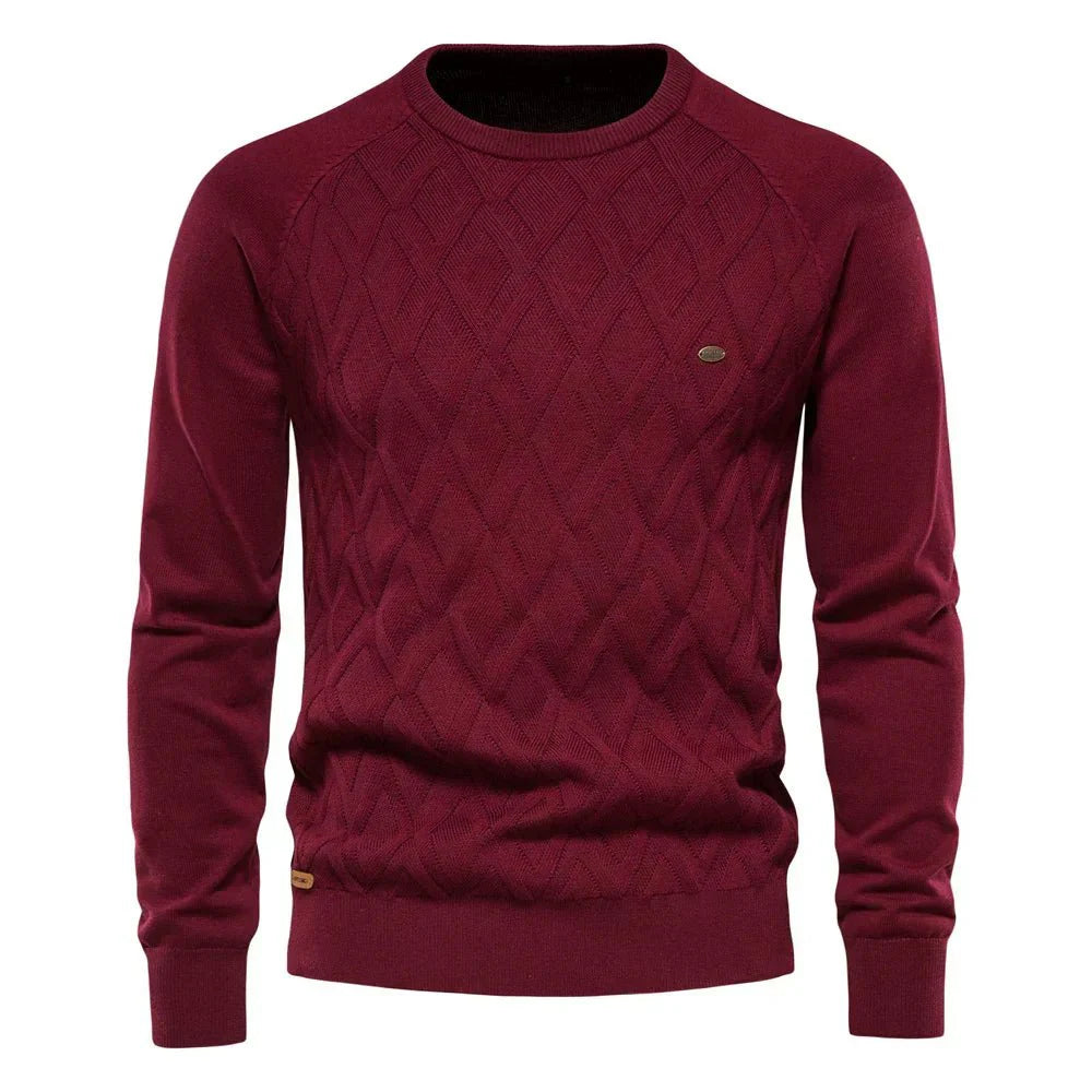 Theodor | Men’s Diamond Pattern Sweater