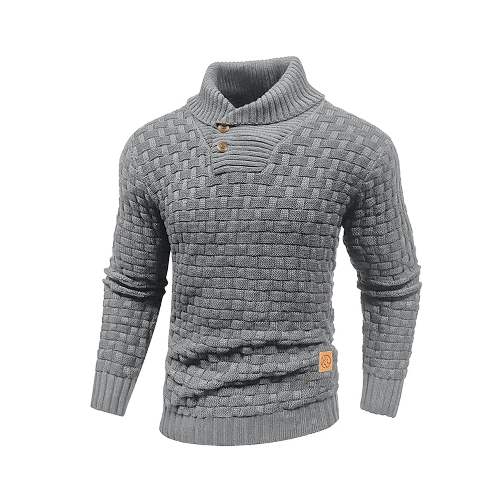Men’s Luxury Knit Crew-Neck Sweater