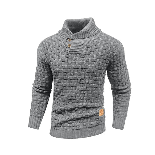 Men’s Luxury Knit Crew-Neck Sweater