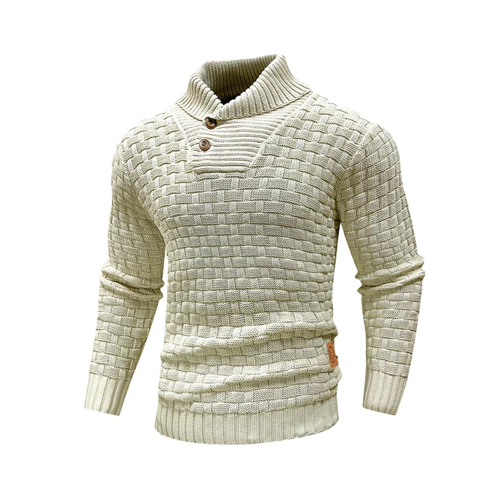Men’s Luxury Knit Crew-Neck Sweater