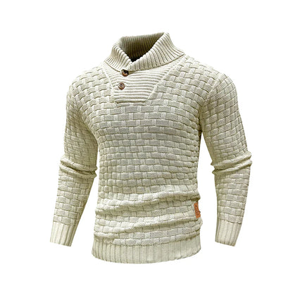 Men’s Luxury Knit Crew-Neck Sweater