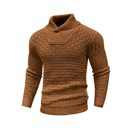 Men’s Luxury Knit Crew-Neck Sweater