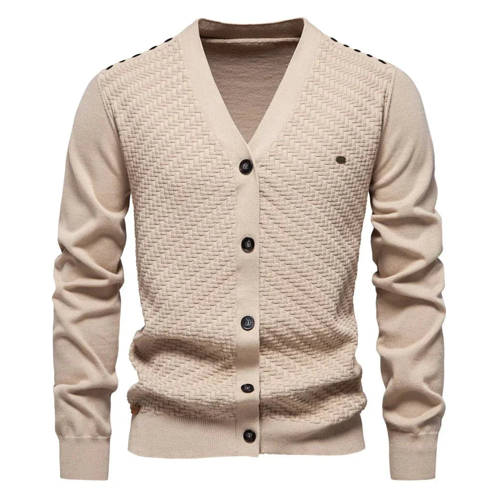 Schneider | Warm Men’s V-Neck Cardigan