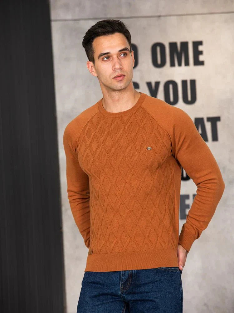 Theodor | Men’s Diamond Pattern Sweater
