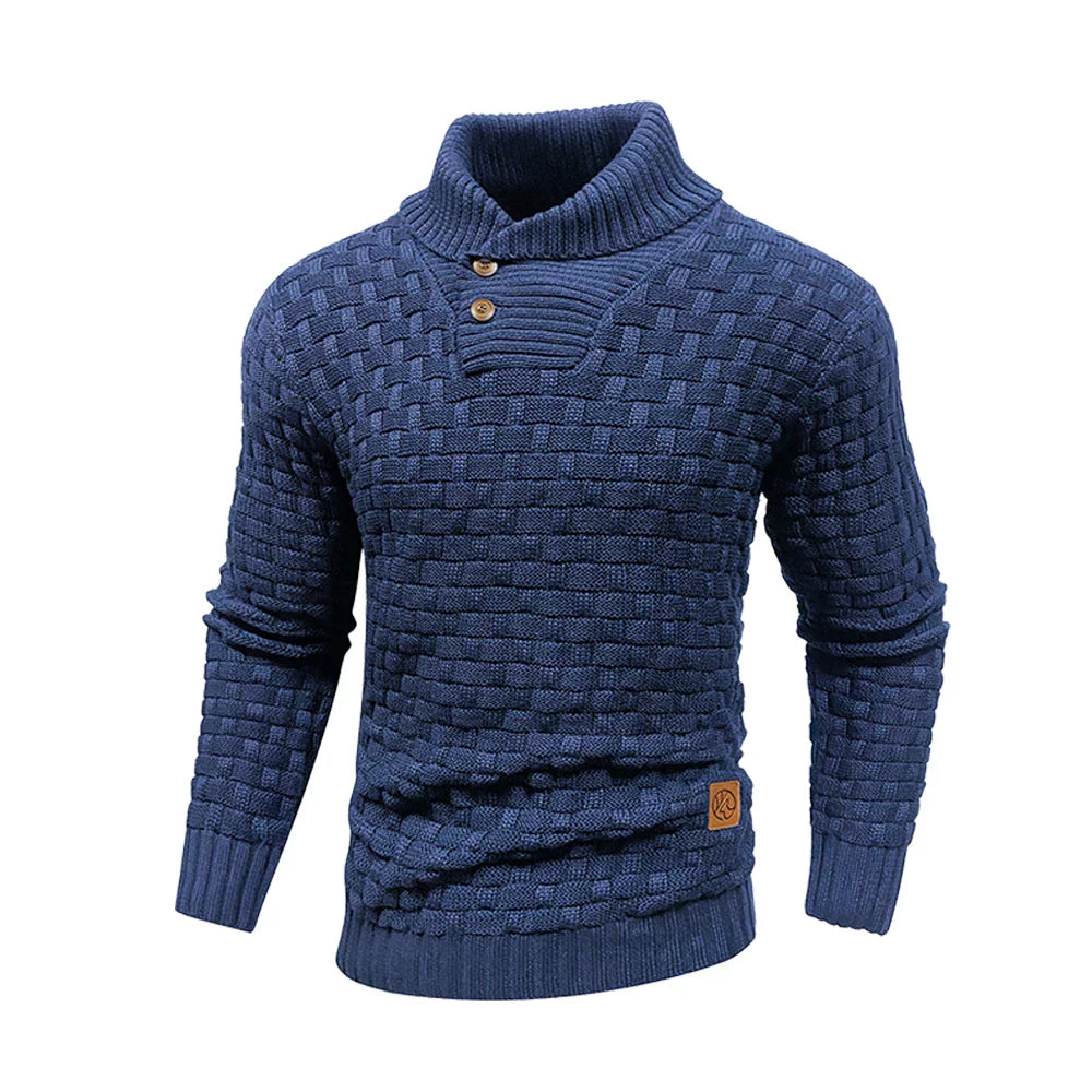 Men’s Luxury Knit Crew-Neck Sweater