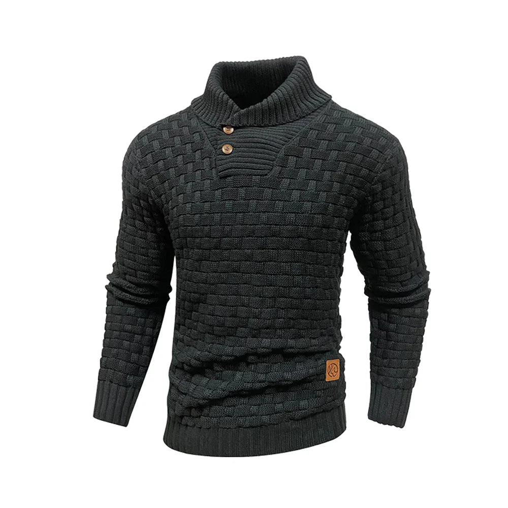 Men’s Luxury Knit Crew-Neck Sweater