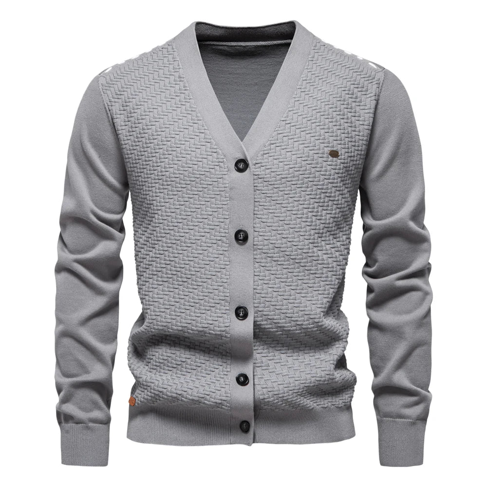 Schneider | Warm Men’s V-Neck Cardigan