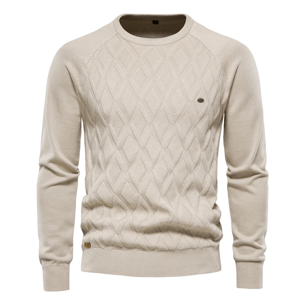 Theodor | Men’s Diamond Pattern Sweater