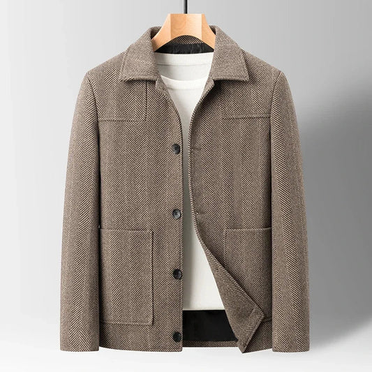 Savile™ Herringbone Wool Coat