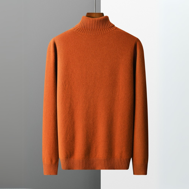 Premium Merino Turtleneck Sweater.