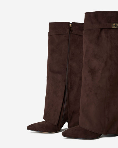 Lavista Suede knee high boots - Brown